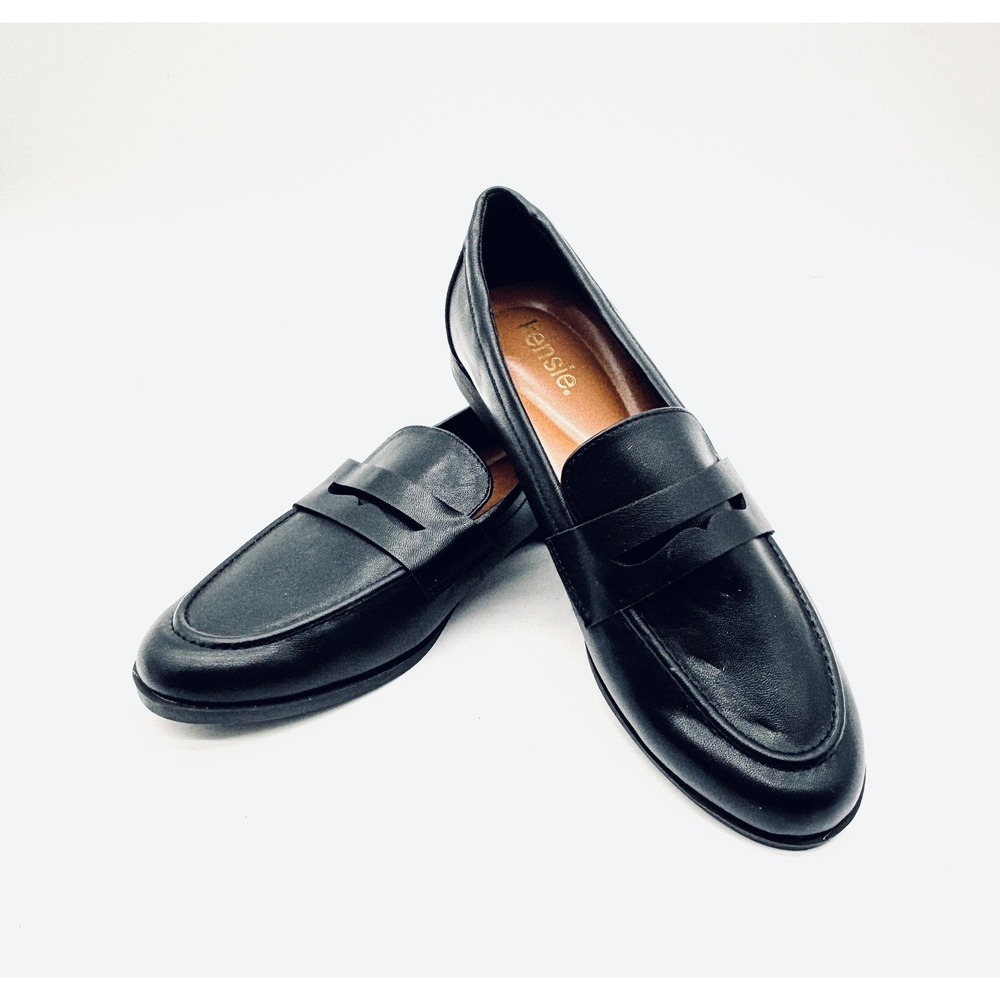 Kensie, Women's Gitty Loafers, Penny Loafer, Black Size 9M Size Up-Runs Small